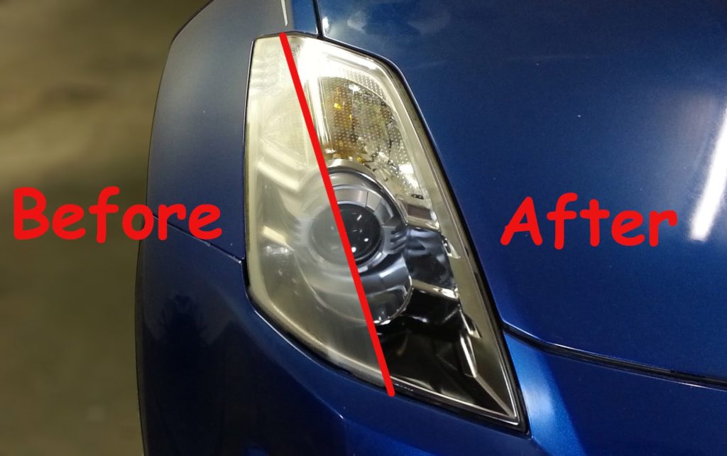 CLEAN YOUR HEADLIGHT LENS AND BEGIN TO SEE ONCE AGAIN AT NIGHT DIY